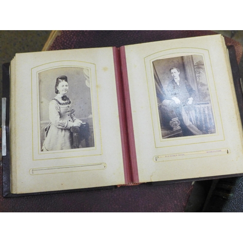 770 - Antiquarian photographs, carte des visite and photograph albums; Victorian and later images, some lo... 