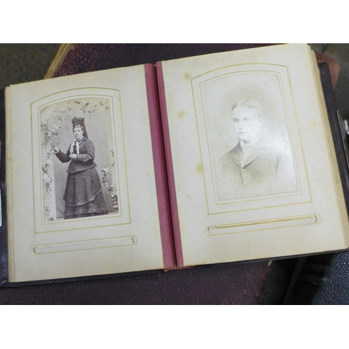 770 - Antiquarian photographs, carte des visite and photograph albums; Victorian and later images, some lo... 