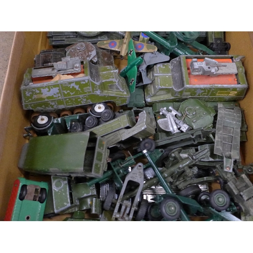 771 - A quantity of military die-cast model vehicles, predominantly Dinky and 3x Shado 2