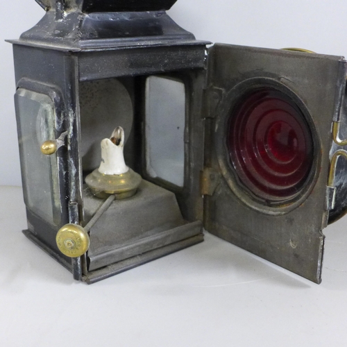 777 - A Miller's carbide motor cycle or cycle lamp