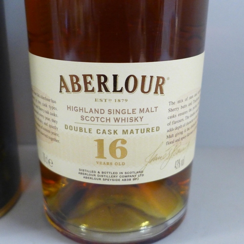 778 - A bottle of Aberlour Highland single malt scotch whisky, 16 Years Old, boxed