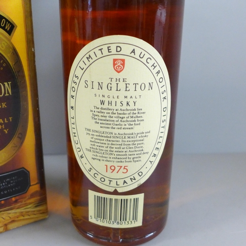 782 - A bottle of The Singleton of Auchroisk single malt scotch whisky, 1975, boxed