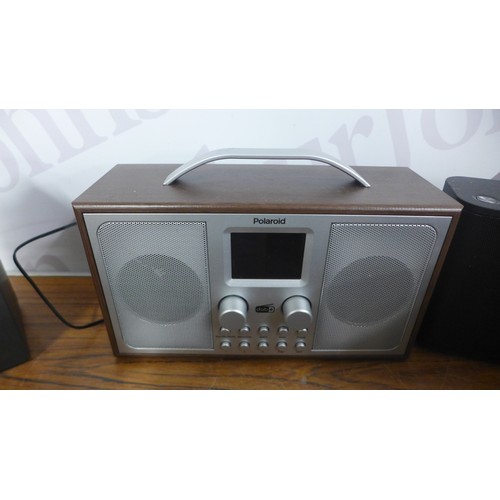 2083 - A quantity of assorted radios including an Evoke F3 Bluetooth radio, a Roberts Revival Uno BT DAB+/F... 