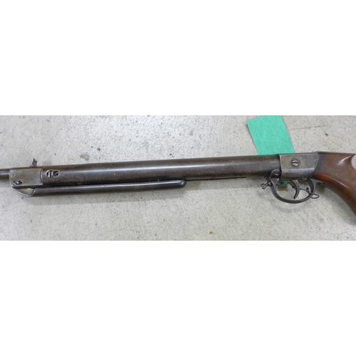 806 - An early 20th century Diana target shooting rifle, made in Germany**PLEASE NOTE THIS LOT IS NOT ELIG... 