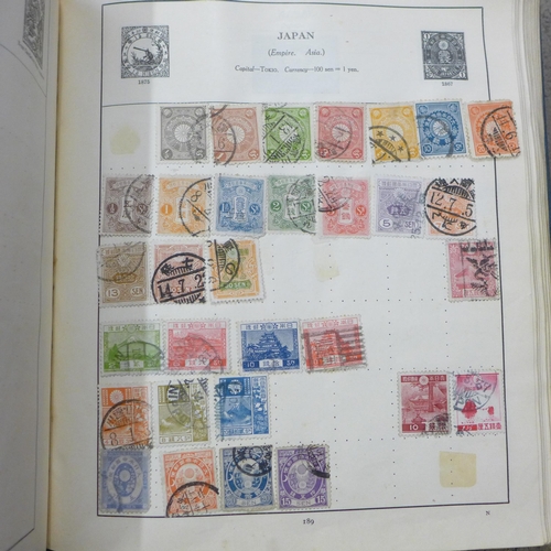 811 - Stamps; three albums of general world stamps