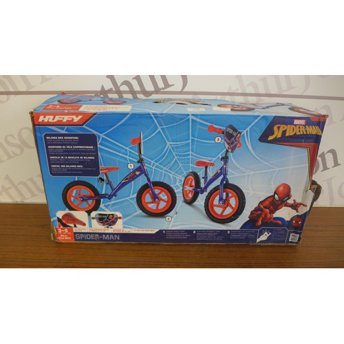 2248 - A Huffy Spiderman kids balance bike - unused