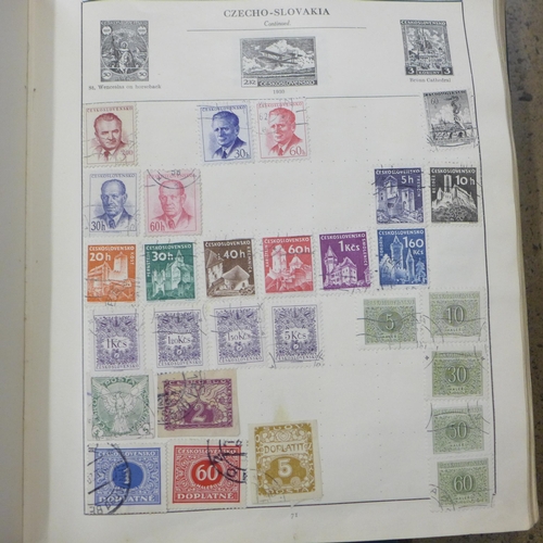 811 - Stamps; three albums of general world stamps