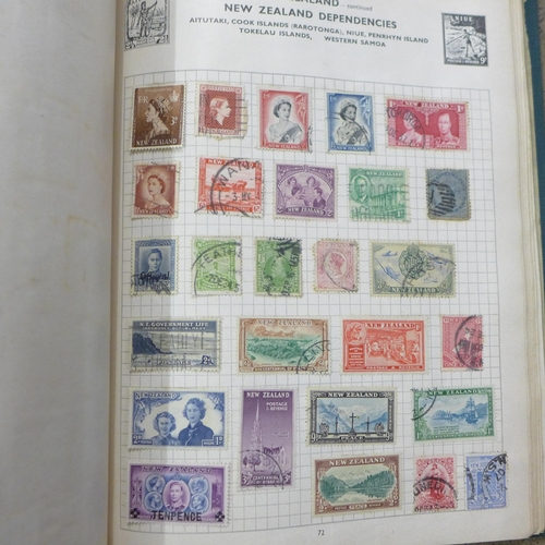 811 - Stamps; three albums of general world stamps