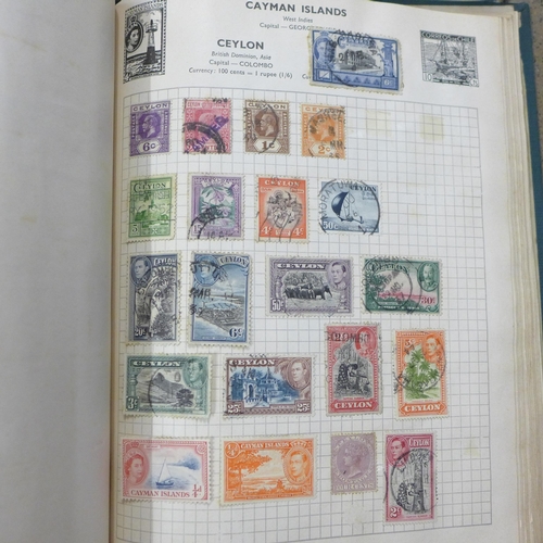 811 - Stamps; three albums of general world stamps