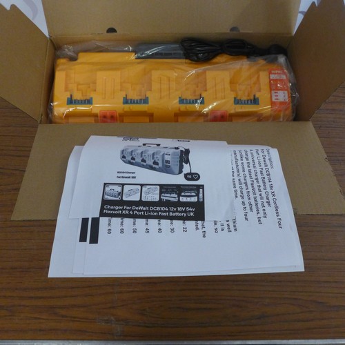 2253 - A DeWalt charger box for DeWalt DCB104 12V, 18V, 54V Flexvolt XR