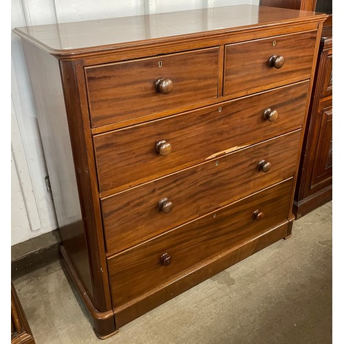 99 - A Victorian mahogany chest of drawers