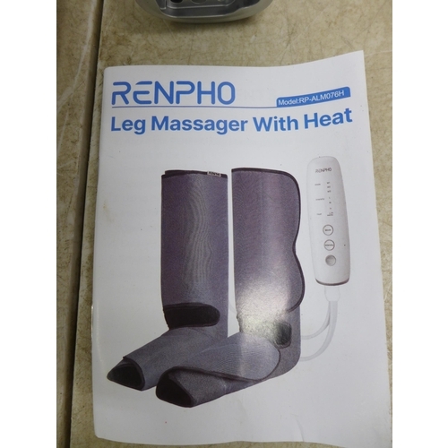 2076 - A Renpho RP-ALM076H leg massager with heat settings