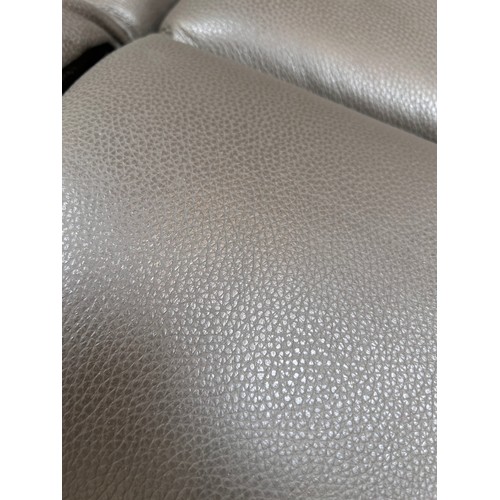 1302A - Ava Leather 2 Seater Storm Grey, Original RRP £833.33 + Vat (4210-7) *This lot is subject to Vat