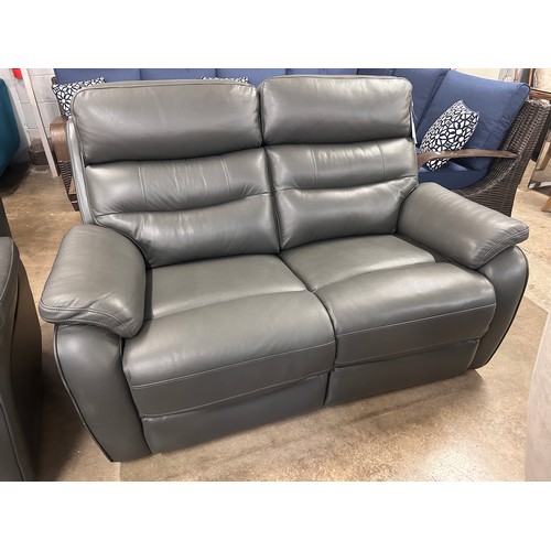 1403 - Fletcher 2 Seater Leather power Recliner, Original RRP £983.33 + Vat (4210-10) *This lot is subject ... 