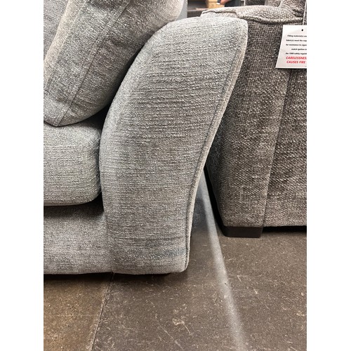 1428 - Selsey 3 Seater Titanium Fabric Sofa, Original RRP £833.33 + Vat (4210-20) *This lot is subject to V... 