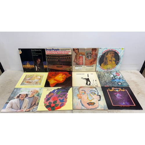 2077 - 12 Rock LP's including, The Who, Jimi Hendrix, Deep Purple, Free, Bob Dylan, etc.