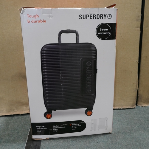 6298 - Superdry 3 piece Luggage Set, Original RRP £149.99 + VAT (330-227) *This lot is subject to VAT