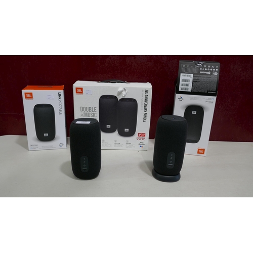 6086 - JBL Portable Link Speakers (330-50) *This lot is subject to VAT