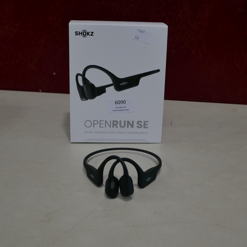 6090 - Shokz Open Run Se Grey Wireless Headphones (330-154) *This lot is subject to VAT