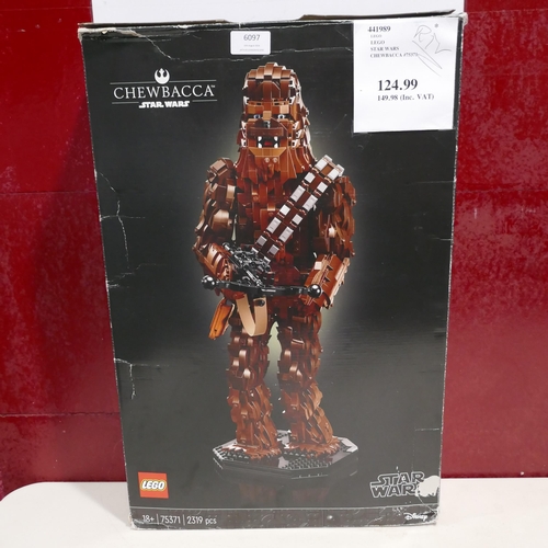 6097 - Lego Star wars Chewbacca ( incomplete)- 75371 , Original RRP £124.99 + VAT (330-148) *This lot is su... 