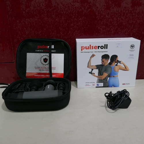 6101 - Pulseroll Mini Massage Gun With Case  (330-183) *This lot is subject to VAT