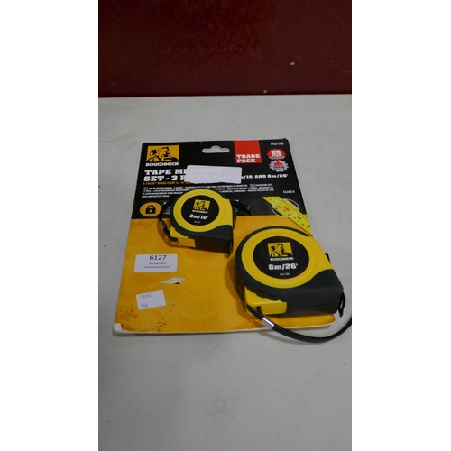 6127 - 2 Roughneck Tape Measures (330-280) *This lot is subject to VAT