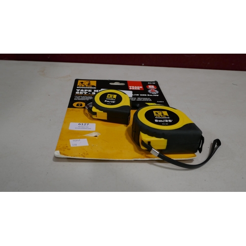 6127 - 2 Roughneck Tape Measures (330-280) *This lot is subject to VAT