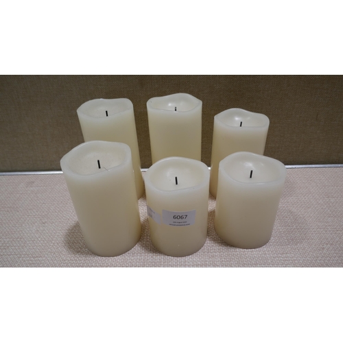 6067 - Led Colour Changing Candles - No Remote (330-29) *This lot is subject to VAT