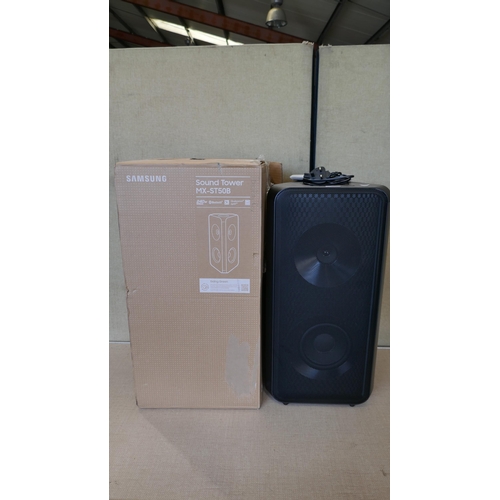 6054 - Samsung Sound Tower Audio With Remote - Model mx-St50B/Xu, Original RRP £199.99 + VAT (330-187) *Thi... 