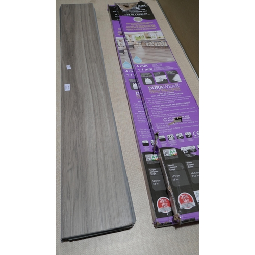 6171 - Pack Of Oyster Vinyl Flooring  (330-136-138) *This lot is subject to VAT