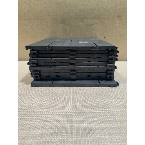 6053 - Easy Tile Mosaic Graphite Deck Tiles    (330-177) *This lot is subject to VAT