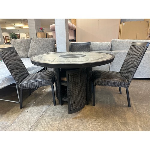 1463 - Agio Conway 5 piece Round Dining Set, Original RRP £833.32 + Vat (4210-4) *This lot is subject to Va... 