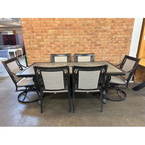 1464 - Agio Turner 7 piece Sling Dining Set, Original RRP £1249.99 + Vat (4210-5) *This lot is subject to V... 