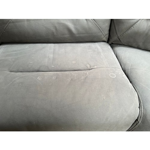 1518 - Parker Sectional Sofa Fabric Power Recilner with Headrest, Original RRP £1249.91 + Vat (4210-19) *Th... 