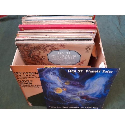 1113 - Three boxes of classical LP records, over 180 in total **PLEASE NOTE THIS LOT IS NOT ELIGIBLE FOR IN... 