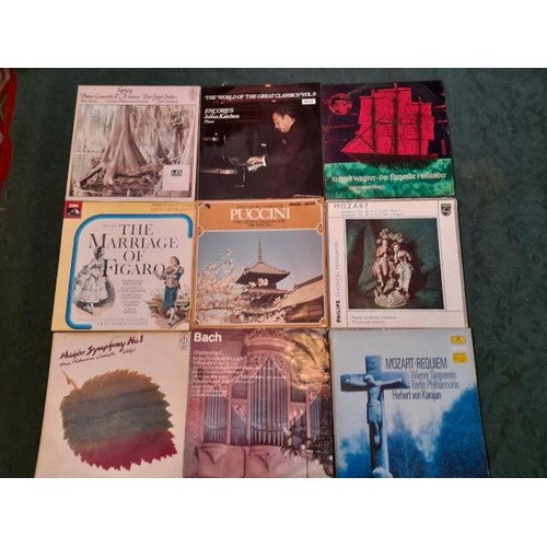 1113 - Three boxes of classical LP records, over 180 in total **PLEASE NOTE THIS LOT IS NOT ELIGIBLE FOR IN... 