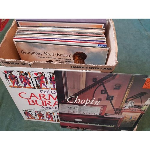 1113 - Three boxes of classical LP records, over 180 in total **PLEASE NOTE THIS LOT IS NOT ELIGIBLE FOR IN... 