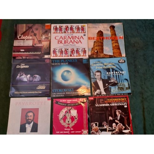 1113 - Three boxes of classical LP records, over 180 in total **PLEASE NOTE THIS LOT IS NOT ELIGIBLE FOR IN... 