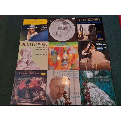 1113 - Three boxes of classical LP records, over 180 in total **PLEASE NOTE THIS LOT IS NOT ELIGIBLE FOR IN... 