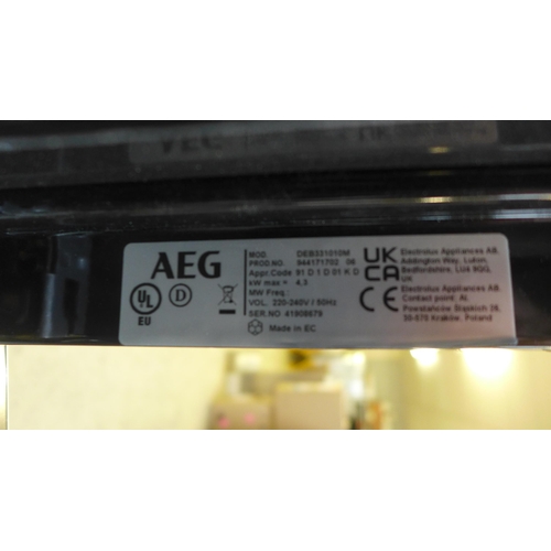 4001 - AEG Built In Double Oven,  H888xW594xD568  - model no. DEB331010M, Original RRP £557.50 inc. vat   (... 