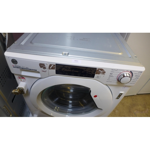 4002 - Hoover  H-Wash 300 Pro Integrated 9KG Washing Machine, H820xW600xD530, Original RRP £415.84 inc. vat... 