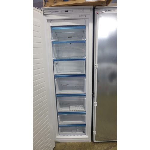 4009 - Bosch Tower Freezer (Frost Free), H1772xW558xD545  - model no. GIN81AEF0G, Original RRP £887.50 inc.... 