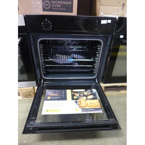 4013 - Zanussi Single Pyrolytic Oven  - Black H594xW594xD568 , Original RRP £440.84 inc. vat   (454-45)   *... 