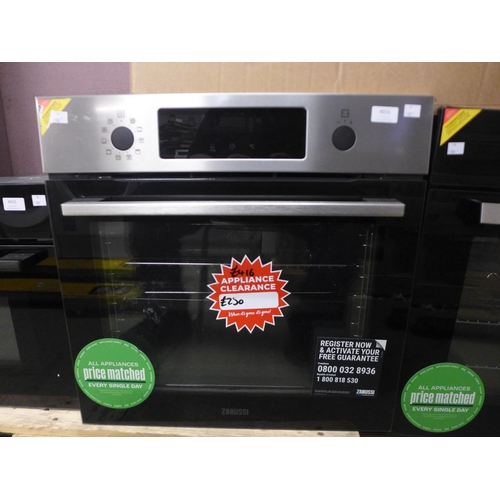 4016 - Zanussi Single Pyrolytic Oven, H589xW594xD568  - model no. ZOPNX6X2, Original RRP £349.17 inc. vat  ... 