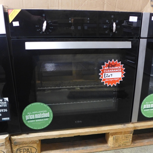 4017 - CDA Single Multi-Function Oven H595xW595xD567  - model no. SK310BL, Original RRP £300.00 inc. vat   ... 