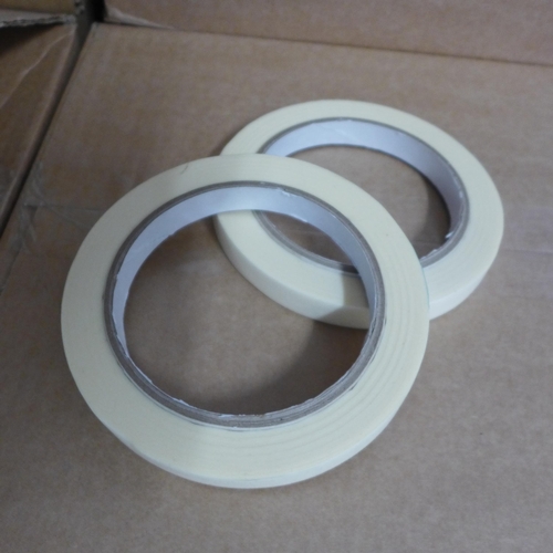 4045 - 10 Boxes Of 12mmx50m Masking Tape  (454-47)   * This lot is subject to vat