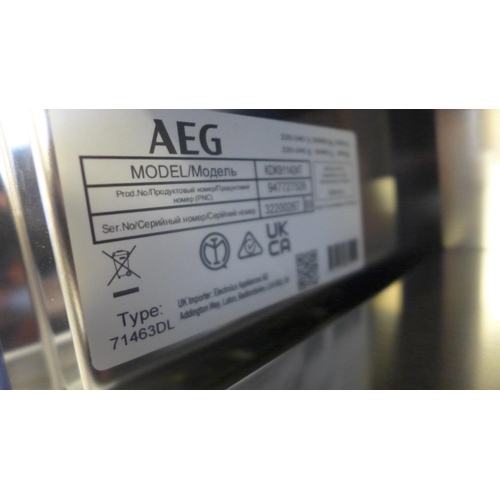 4057 - AEG Warming Drawer - Matt Black H139xW596xD530 , Original RRP £540.83 inc. vat   (454-31)   * This l... 