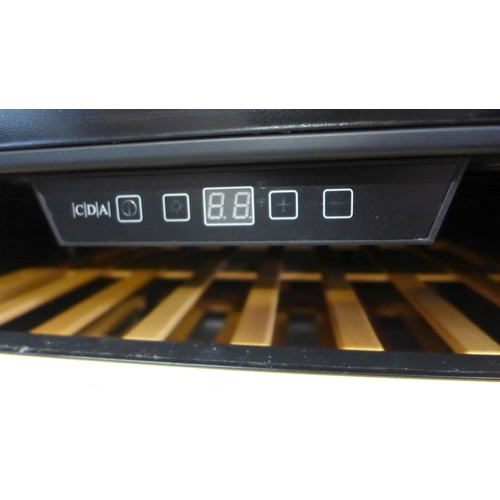 4065 - CDA Built in black wine cooler - Model FWV452BL  (454-222)  *  This lot is subject to vat