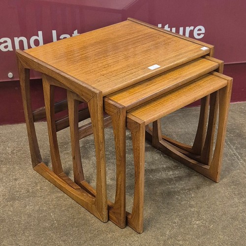 17 - A G-Plan Quadrille teak nest of tables