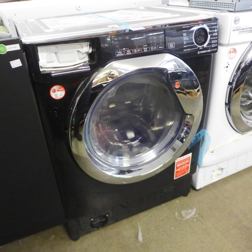 4097 - Hoover H Wash + Dry 300 Pro Black Integrated Washing Machine (9kg), ( Damaged Tray door/ Program Sel... 